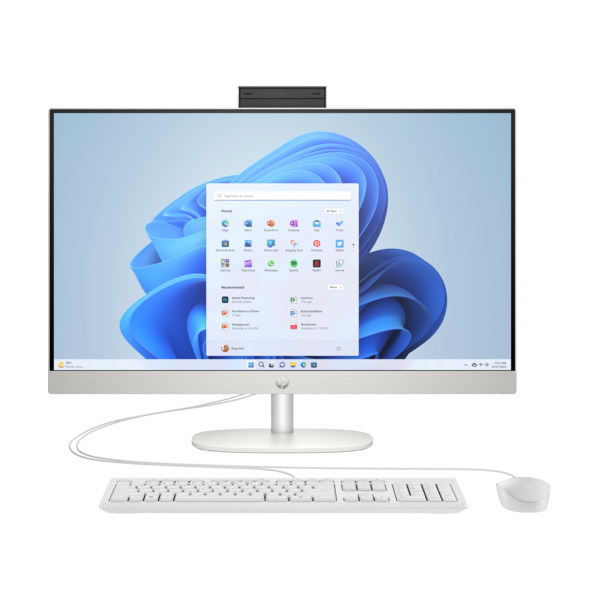 HP AIO 27-cr1001nn 27" FHD AG IPS 300d, Core Ultra5-125U 1.3GHz, 16GB, 512GB SSD, Win 11, fehér - Image 1
