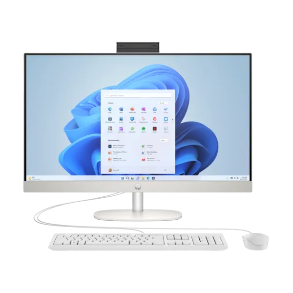 HP AIO 27-cr1001nn 27" FHD AG IPS 300d, Core Ultra5-125U 1.3GHz, 16GB, 512GB SSD, Win 11, fehér