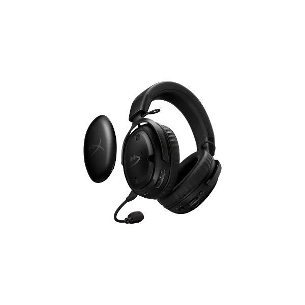 HyperX Fejhallgató - Cloud III S Wireless (Vezeték nélküli, USB, fekete/fekete) - Image 3