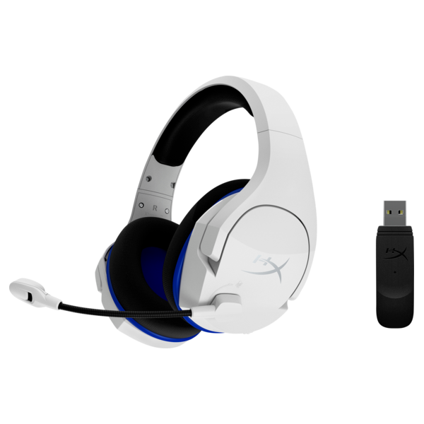 HP HYPERX vezeték nélküli gaming fejhallgató Cloud Stinger Core PS4/PS5 - fehér/kék - Image 1