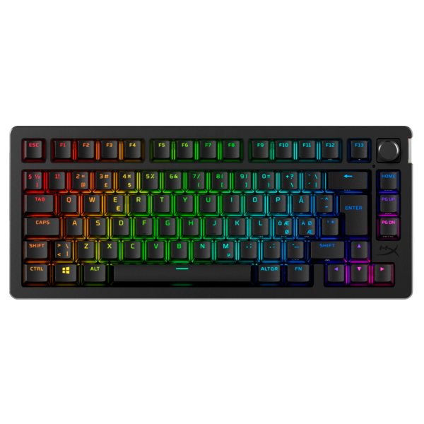 HP HYPERX vezeték nélküli mechanikus gaming billentyűzet Alloy Rise 75 piros switch - amerikai lokalizáció - Image 2