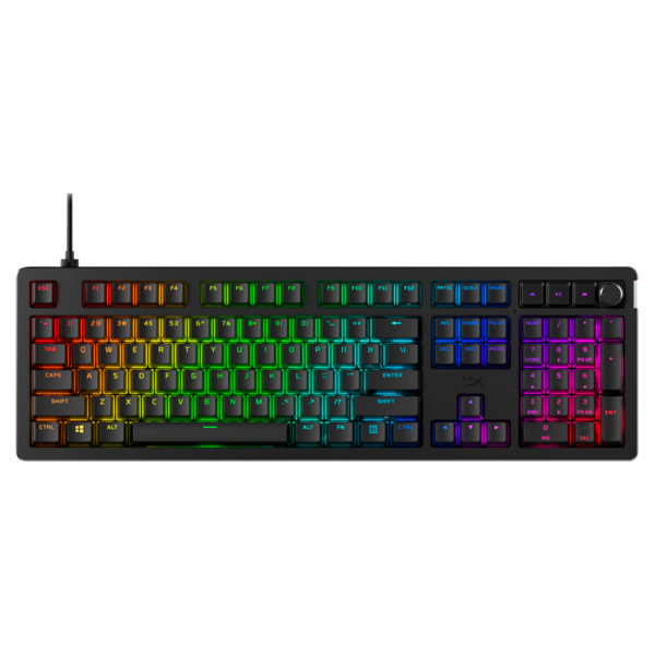 HP HYPERX vezetékes mechanikus gaming billentyűzet Alloy Rise PBT piros switch - amerikai lokalizáció