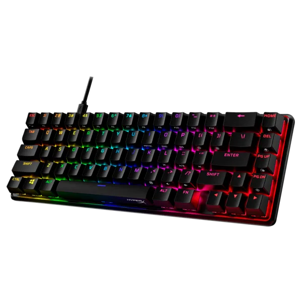 HP HYPERX vezetékes mechanikus gaming billentyűzet Alloy Origins 65 RGB piros switch - amerikai lokalizáció - Image 3