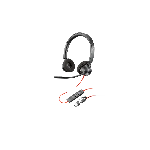 HP POLY fejhallgató Blackwire 3220 sztereó USB-C+USB-C/USB-A adapter