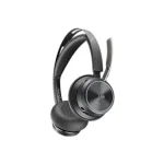 HP POLY fejhallgató Voyager Focus 2 USB-C-C+USB-C/A Adapter Microsoft Teams-tanúsítvánnyal - Image 2