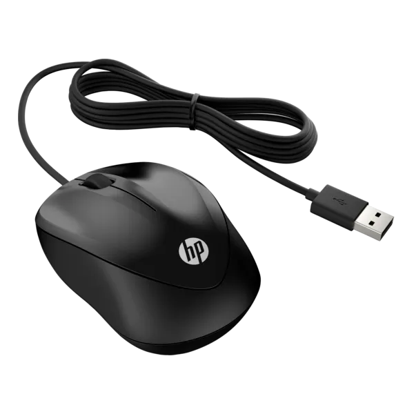 HP vezetékes egér 1000 - fekete