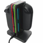 HYPERKIN Power Spire Nintendo Switch 2 Joy-Con Töltőállvány, Fekete