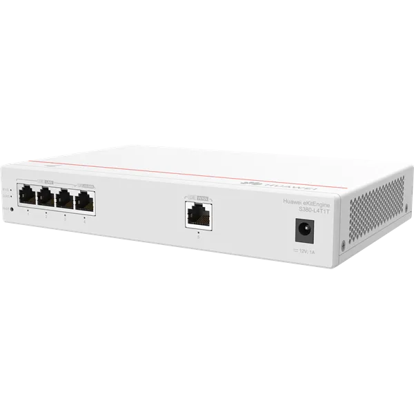 Huawei eKit Engine Gateway 1x1000Mbps (WAN) + 4x1000Mbps (LAN), Asztali - S380-L4T1T