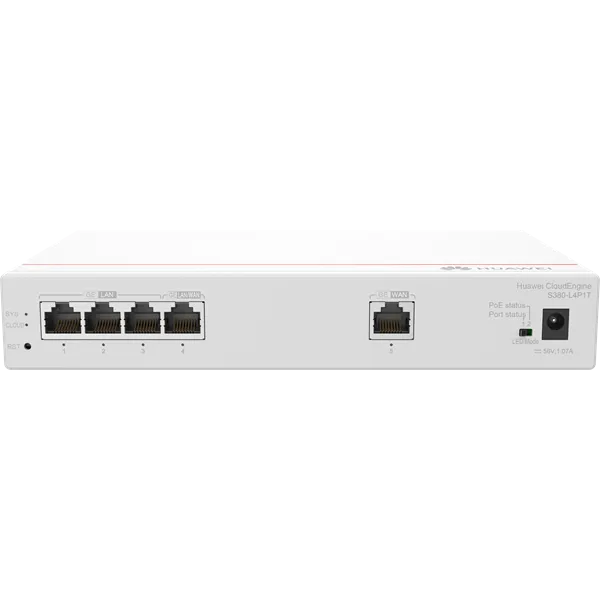 Huawei eKit Engine Gateway 1x1000Mbps (WAN) + 4x1000Mbps (50W POE+ LAN), Asztali - S380-L4P1T - Image 4