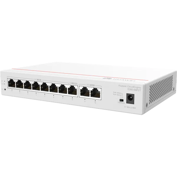 Huawei eKit Engine Gateway 2x1000Mbps (WAN) + 8x1000Mbps (124W POE+),  Asztali - S380-S8P2T - Image 3