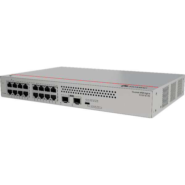 Huawei_eKit_Switch_16x1000Mbps_2x1000Mbps_SFP_Nem_menedzselheto_RackesAsztali_fanless_-_S110-16T2S-i1668622.png Huawei eKit Switch 16x1000Mbps + 2x1000Mbps SFP, Nem menedzselhető, Rackes/Asztali, fanless - S110-16T2S - Image 1