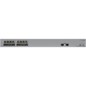 Huawei eKit Switch 16x1000Mbps (124W POE+) + 2x1GE (SFP), Nem menedzselhető, Rackes/Asztali - S110-16LP2SR