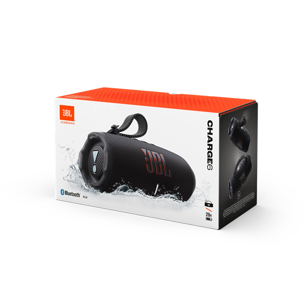JBL CHARGE 6 BLK, BT hangszóró, Fekete (Hordozható, vízálló) - Image 9