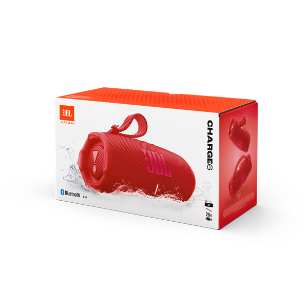JBL CHARGE 6 RED, BT hangszóró, Piros (Hordozható, vízálló) - Image 8
