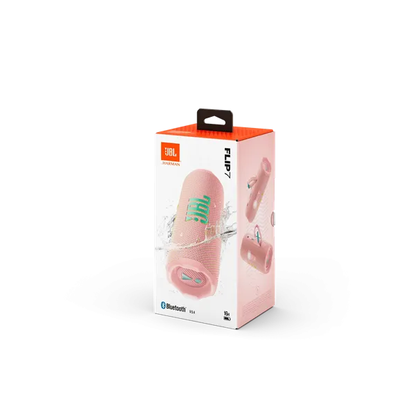 JBL FLIP 7 PINK BT hangszóró, Rózsaszín (Hordozható, vízálló) - Image 18