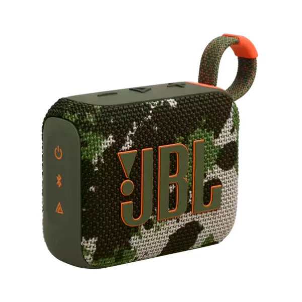 JBL Go 4 hordozható, vízálló, bluetooth hangszóró, vízálló, porálló, IP67, 7 óra üzemidő, terepmintás