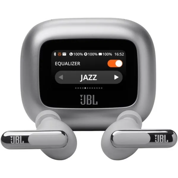 JBL Live Beam 3 (Vezeték nélküli fülhallgató), ezüst
