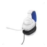 JBL Quantum 100P Console (Vezetékes, gaming fejhallgató levehető mikrofonnal), Fehér/Kék - Image 9