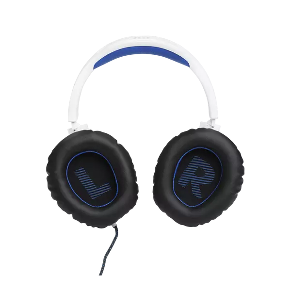 JBL Quantum 100P Console (Vezetékes, gaming fejhallgató levehető mikrofonnal), Fehér/Kék - Image 6
