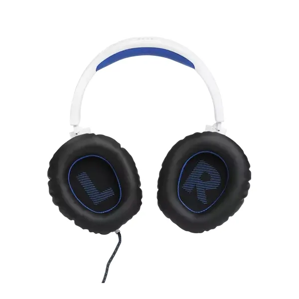 JBL Quantum 100P Console (Vezetékes, gaming fejhallgató levehető mikrofonnal), Fehér/Kék - Image 6