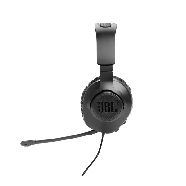 JBL Quantum 100X Console (Vezetékes, gaming fejhallgató levehető mikrofonnal), Fekete/Zöld - Image 4