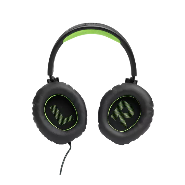 JBL Quantum 100X Console (Vezetékes, gaming fejhallgató levehető mikrofonnal), Fekete/Zöld - Image 7