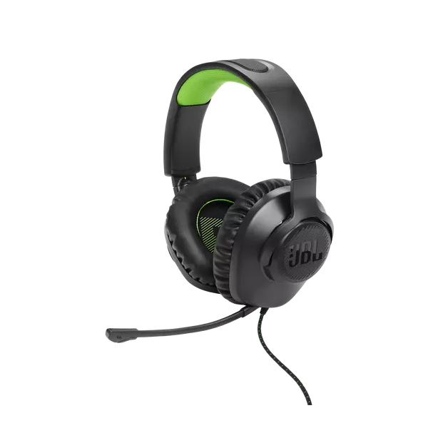 JBL Quantum 100X Console (Vezetékes, gaming fejhallgató levehető mikrofonnal), Fekete/Zöld - Image 8
