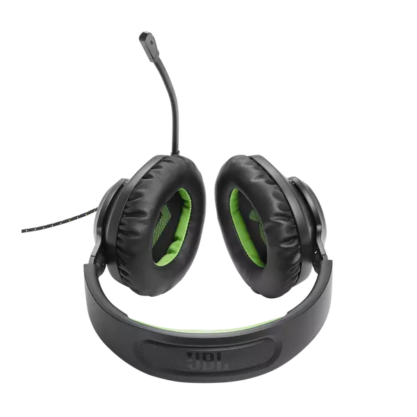 JBL Quantum 100X Console (Vezetékes, gaming fejhallgató levehető mikrofonnal), Fekete/Zöld - Image 9