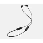 JBL T135BT BLK, vezeték nélküli fülhallgató, fekete, Bluetooth, 25 óra üzemidő, JBL Pure Bass, kihangosítás