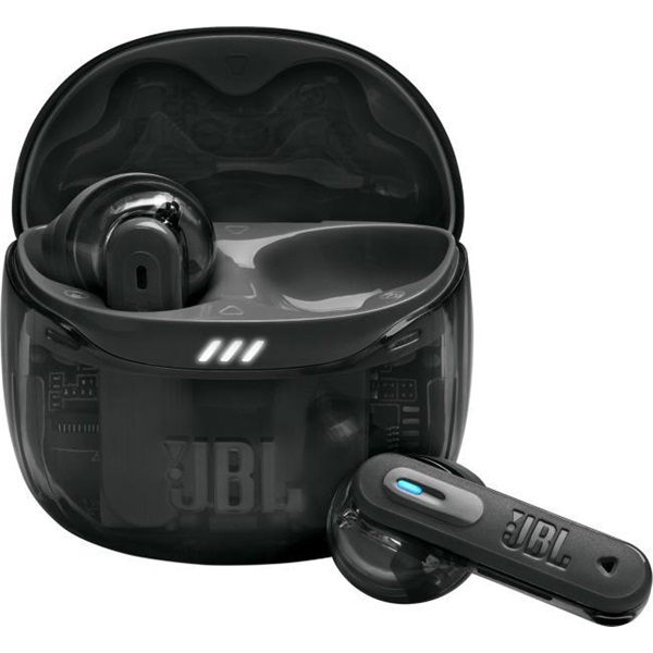 JBL TUNE FLEX 2 GHOST EDITION Bluetooth fülhallgató, tölthető 2 óra, IP45, adaptív zajcsökkentés,  térhatás, fekete - Image 1