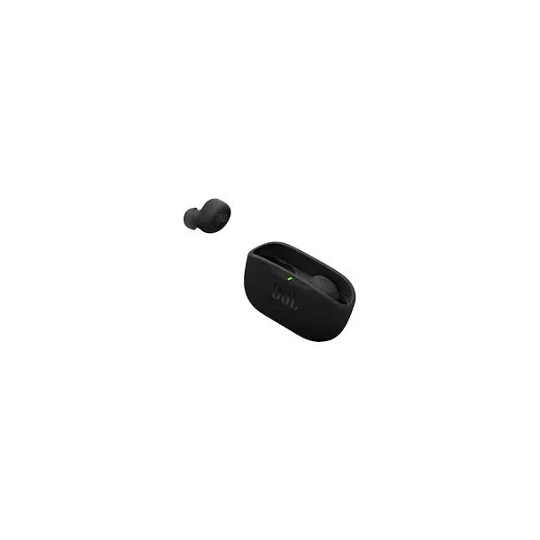 JBL Wave Buds 2 Bluetooth fülhallgató, aktív zajszűrő, mélyhang kiemelés,  IP 54 por és vízálló, 4  mikrofon, fekete - Image 2