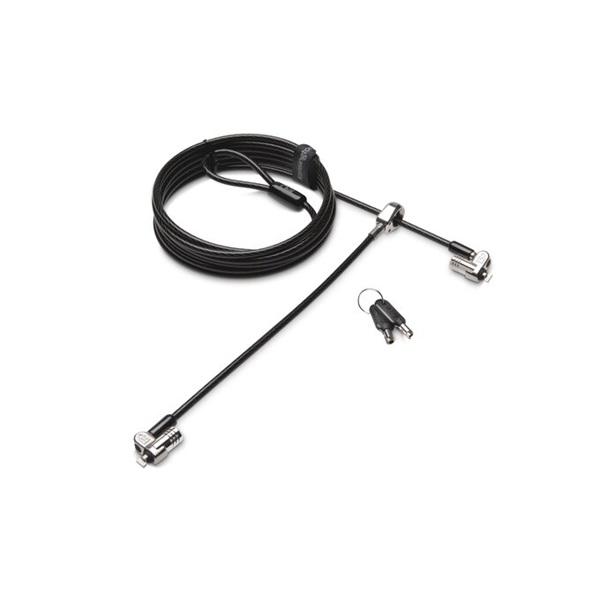 KENSINGTON Biztonsági zár, kulcsos, 2 eszköznek (MicroSaver® 2.0 Keyed Twin Laptop Lock) - Image 1