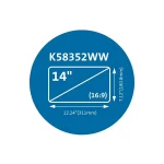 KENSINGTON Monitorszűrő (MagPro Magnetic Privacy 14" Laptop 16:9) - Image 8