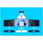 KENSINGTON Monitorszűrő (Privacy Screen Filter for 21.5" Monitors 16:9 - 2-Way Removable) - Image 3