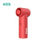 KICA FY4389 JetFan Mini multifunkciós légfúvó, 36000 for. / perc, 7,15 m/s sebesség,  3000mAh, üzemidő 2,6 óra, piros