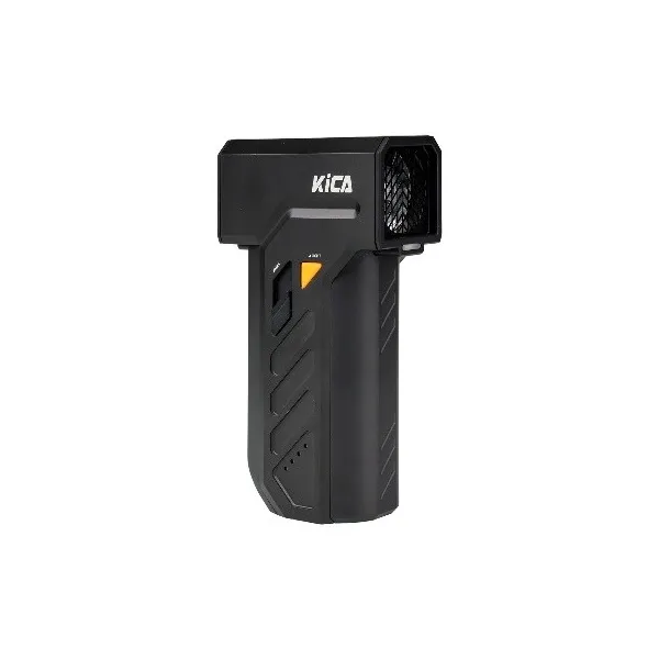 KICA FY4673 ultraerős légfúvó, 48 m/s, 185 gramm tolóerő, LED, 327 gramm, Turbo Boost, 4 mágneses fúvóka, gyorstöltés