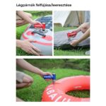 KICA FY4821 JetFan 2S KIT multifunkciós légfúvó porszívó fejjel, 117000 for. / perc, 27,5 m/s üzemidő 4,5 óra, LED piros - Image 3