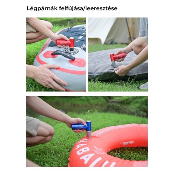 KICA FY4822 JetFan 2S KIT multifunkciós légfúvó porszívó fejjel, 117000 for. / perc, 27,5 m/s üzemidő 4,5 óra, fekete - Image 3