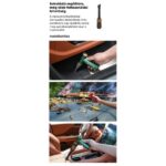 KICA FY4822 JetFan 2S KIT multifunkciós légfúvó porszívó fejjel, 117000 for. / perc, 27,5 m/s üzemidő 4,5 óra, fekete - Image 5