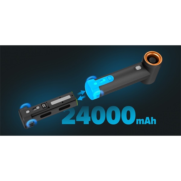 KICA JetFan Max vez. nélküli univerzális légfúvóka, porszívó funkció, 785W, 331 km / óra légsugár, 5,5 óra üzemidő, LCD - Image 6