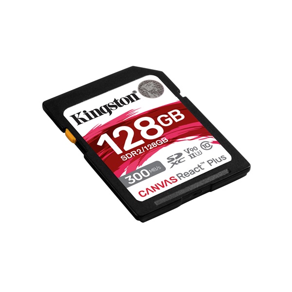 KINGSTON Memóriakártya SDXC 128GB Canvas React Plus UHS-II 300R/260W U3 V90 - Image 1