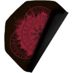 KONIX - DRAKKAR Kattegat Gaming Szőnyeg kör alakú, Fekete-Piros - Image 2