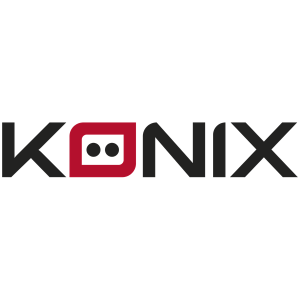 KONIX -  Nintendo Switch Vezeték Nélküli kontroller, Kék-Piros (2-PACK)