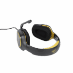 KONIX - UFC 2.0 Fejhallgató Vezetékes Gaming Stereo Mikrofon, Fekete-Sárga - Image 3