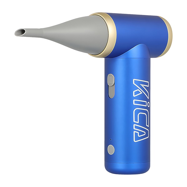 KICA JetFan2 vez. nélküli univerzális légfúvóka, USB, LED kijelző, 101000 ford./perc, 72 km / óra,  4,5 óra, kék - Image 3