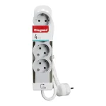 LEGRAND Elosztósor Standard 4x2P+F, 1,5 m vezetékkel, fehér-szürke - Image 2