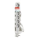 LEGRAND Elosztósor Standard 6x2P+F, 3 m vezetékkel, fehér-szürke - Image 2
