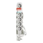 LEGRAND Elosztósor Standard 6x2P+F, 3 m vezetékkel, fehér-szürke - Image 2