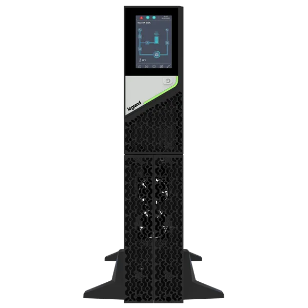 LEGRAND KEOR DK UPS, 3000VA 2U-640mm BEM: C20 KIM: 6xC13+1xC19 online kettős konverziós szünetmentes rack/torony(UPS)