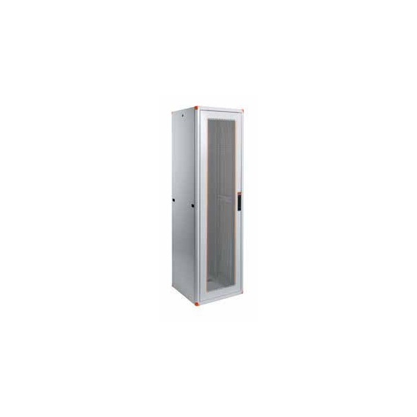 LEGRAND hálózati rack szekrény, 19`` 42U SZÉL: 800 MÉLY: 1000 MAG: 1894 szürke szimpla perforált ajtó elöl és hátul MAX: - Image 1